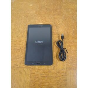 Samsung Galaxy Tab E SM T377W - 8" 16GB Android Tablet w/ Case Bundle -‎ Tested